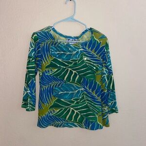 Rhinestones vintage sweater slim floral pull over semi formal wear long sleeve